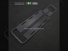 60мм больничный складной лопатки носилки тележки ручной мощности 180 градусов регулируемый