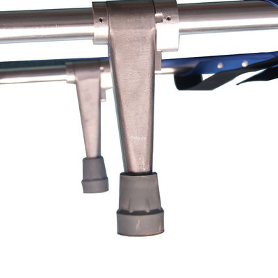 Отставание на спине Регулируемая носилка складная Поддерживающие ноги и колеса