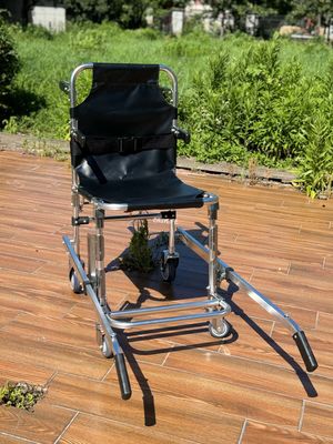 Складчивая толстая лестница из алюминиевого сплава с PVC тканью 4 колеса и 6 ручек