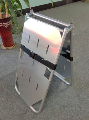 Алюминиевая сплав жесткая доска Двухслойные носилки для перемещения пациента Легкий вес удобный для ношения