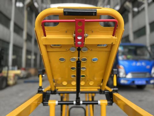 Усиленные носилки из толстого алюминиевого сплава для скорой помощи для экстренной эвакуации с регулируемой высотой спинки для использования в больницах