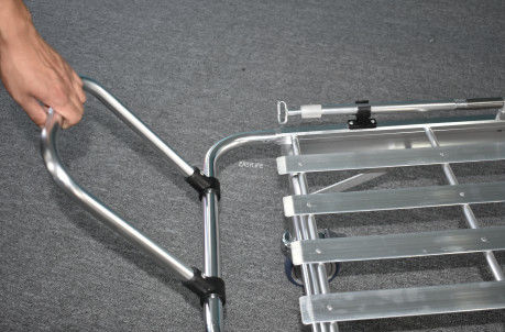 Складные носилки из алюминиевого сплава с широкими краями и низким положением для скорой помощи и спасательной тележки