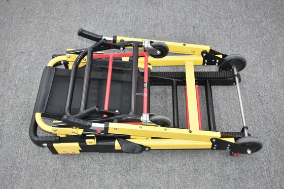 Алюминиевый сплав Ручной ползучий тип лестничный настил складной легкий для перевода больничного пациента