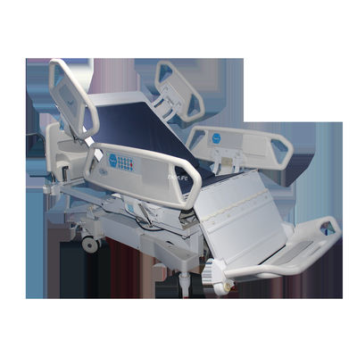 больничная койка ИКУ 2200мм 950мм регулируемая электрическая в белизне АБС голубой для домашней пользы