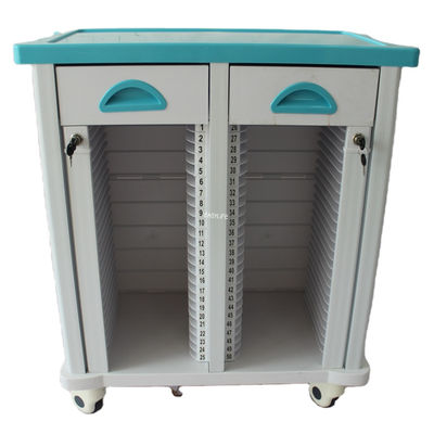 680MM 40CM Медицинское оборудование тележка ABS больничная медицинская тележка Ручно дело папка тележка